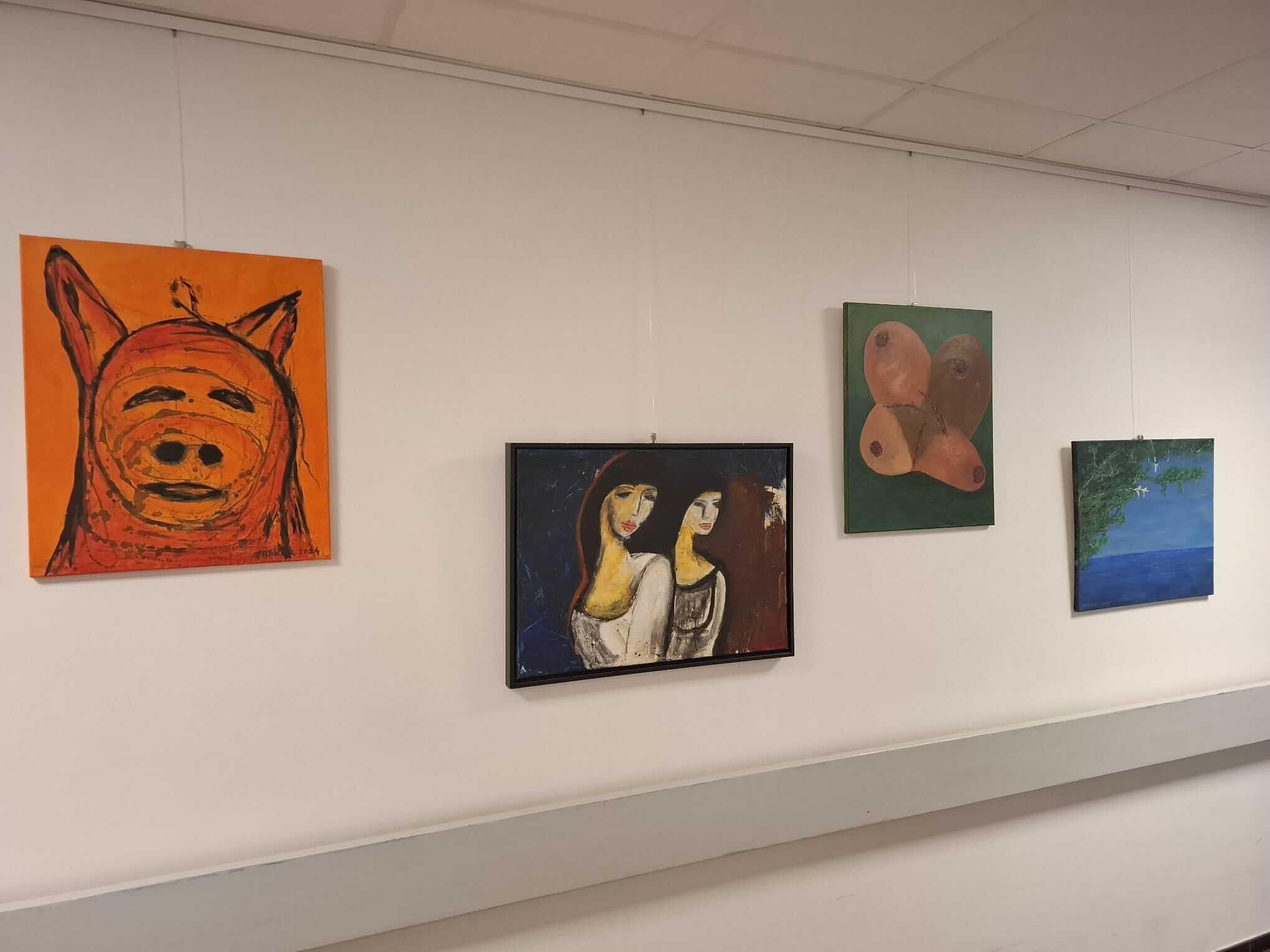 Kunstwerken - selectie - schilderatelier dienstencentrum Albert Van Dyck